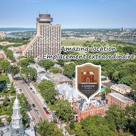L'Adresse Sur Grande-Allee Lofts ケベックシティ エクステリア 写真
